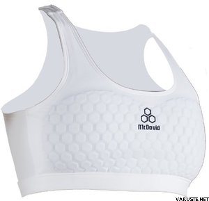 McDavid Women's Sport Bra, HexPad White