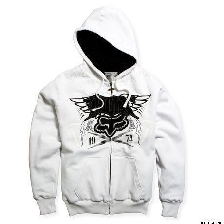 Fox Brooklyn Sasquatch Zip Hoody White