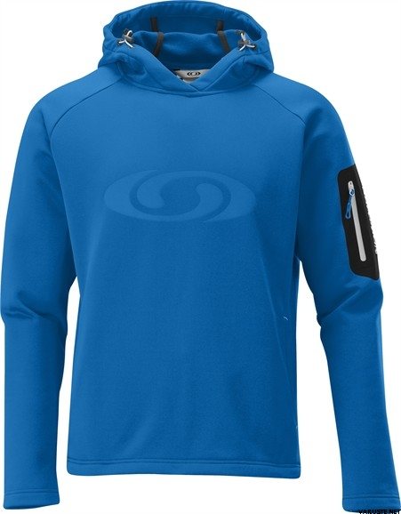 Salomon Spirit Hoody Men Vibrant Blue-X