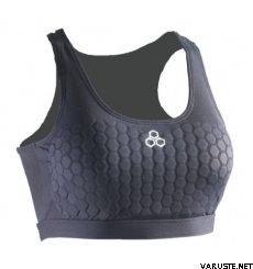 McDavid Women's Sport Bra, HexPad Black