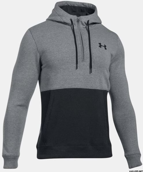 Under Armour Threadborne Fleece 1/2 Zip True Grey Heather (025) / Black