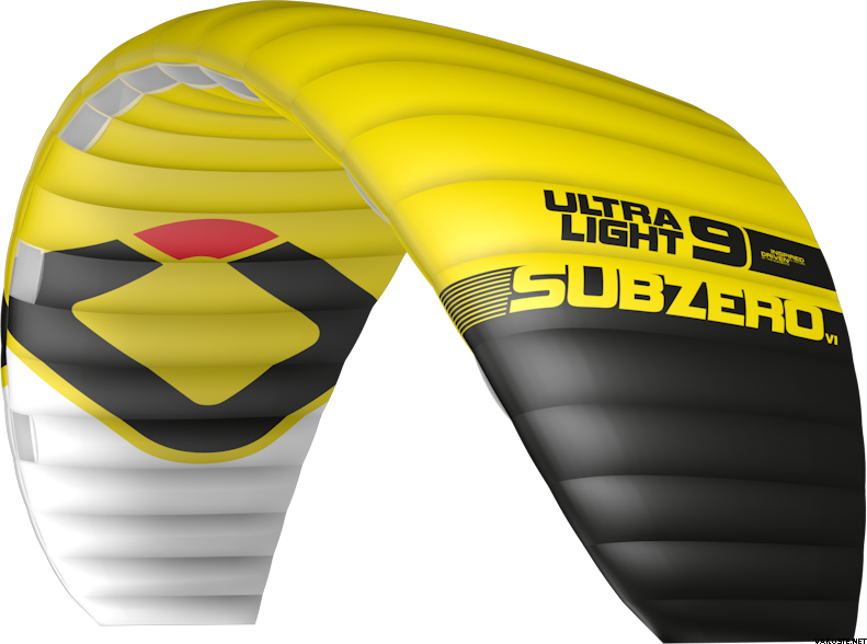 Ozone Subzero V1 Ultralight Kite Only 7m² Yellow