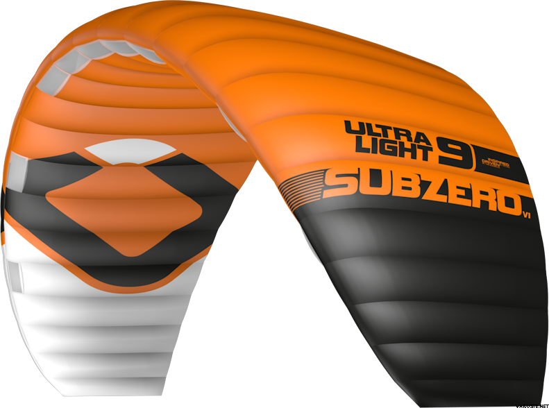 Ozone Subzero V1 Ultralight Kite Only 13m² Orange