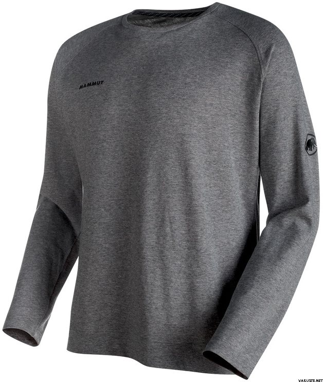 Mammut Crashiano Longsleeve Men Graphite Melange-Black
