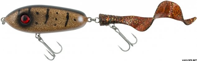 Abu Garcia Svartzonker Big McMio 28cm / 85g Brown / Black With Glitter