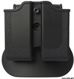 IMI Defense Double Magazine Pouch for 1911 Single Stack Variants, Sig Sauer P220 Black