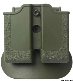 IMI Defense Double Magazine Pouch for 1911 Single Stack Variants, Sig Sauer P220 OD Green