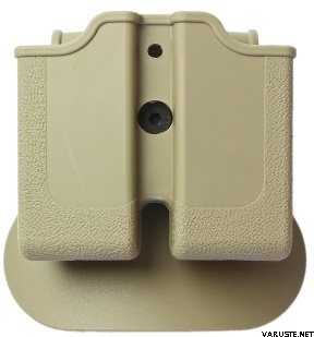 IMI Defense Double Magazine Pouch for 1911 Single Stack Variants, Sig Sauer P220 Tan