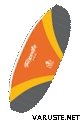 HQ Rush III 250 Pro 2.0m² -Trainer Kite Orange/grey