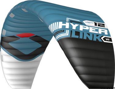 Ozone Hyperlink V1 Kite Only 5m² Slate Blue