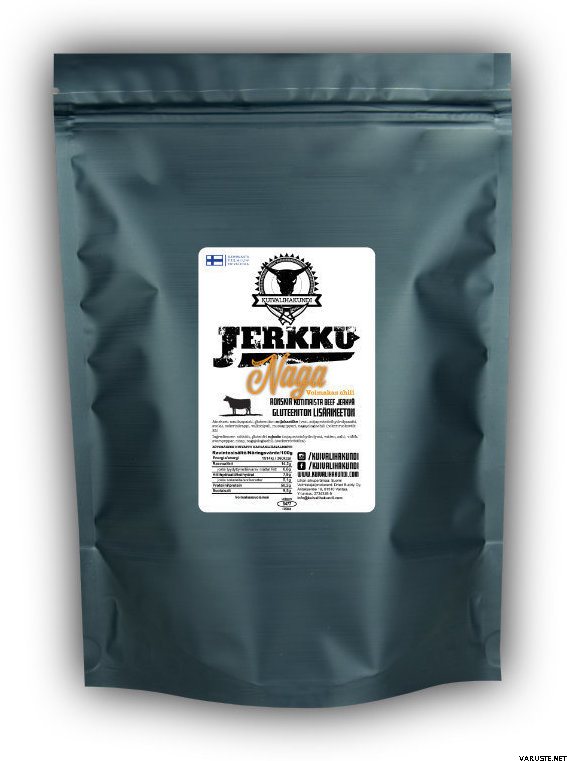 Kuivalihakundi Jerkku Beef Jerky 500g Naga