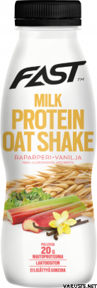 FAST Milk Protein Oatshake 330ml Raparperi-vanilja