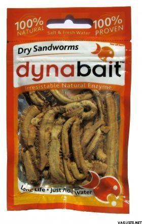 DynaBait Dry worms Blood Worm