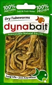 DynaBait Dry worms Tube Worm