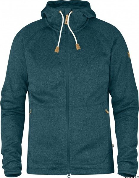 Fjällräven Övik Fleece Hoodie Glacier Green