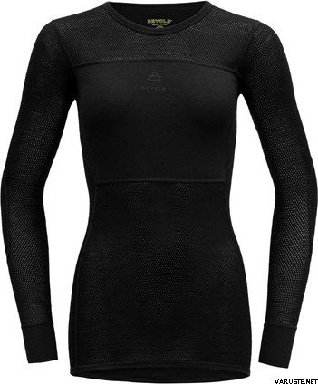 Devold Wool Mesh Woman Shirt Caviar (black)