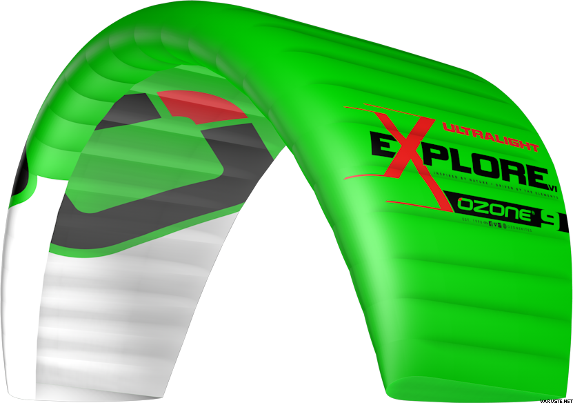 Ozone Explore V1 Ultralight Kite Only 9m² Lime