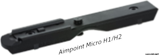 Dentler Mounting Rail BASIS Aimpoint Micro H1/H2