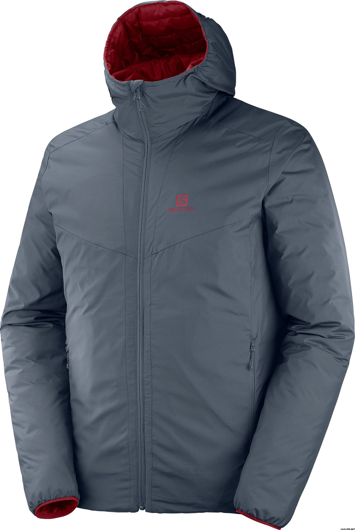 Salomon Drifter Loft Hoodie M Ebony/Biking Red