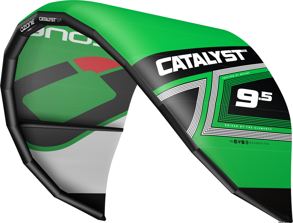 Ozone Catalyst V2 Kite Only 9.5m² Green
