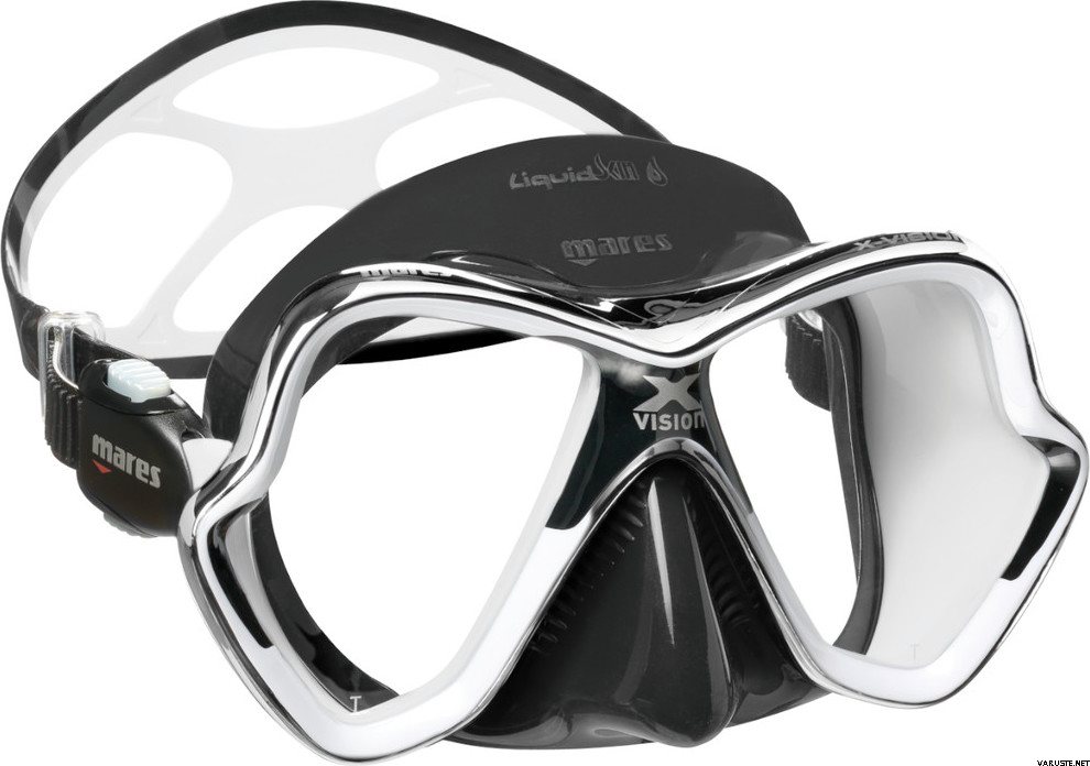 Mares X-Vision Chrome Liquidskin Black/White