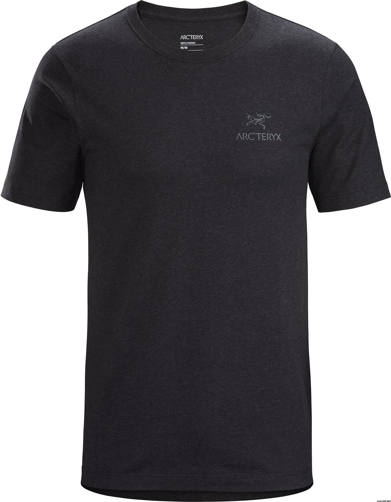 Arc'teryx Emblem SS T-Shirt Mens Black Heather