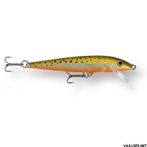 Rapala Original 3cm F-3 Redfin Spotted Minnow (RFSM)