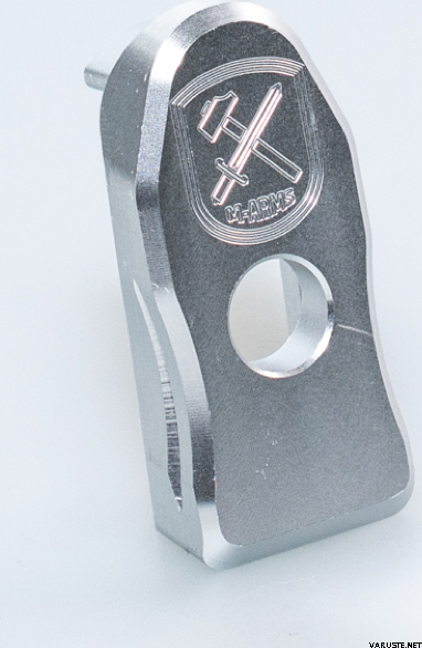 M-Arms base pad FOR 1911 Cobra/metalform Silver