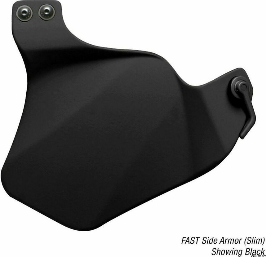 Ops-Core Super High Cut Side Armor, Ballistic, Slim Profile Black