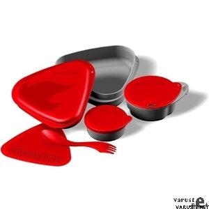 Light My Fire MealKit ruokailuvälinesarja Punainen