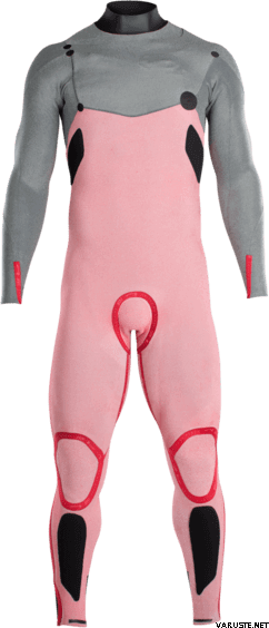 ION Strike Amp Semidry 4/3 FZ Dark Blue/Black