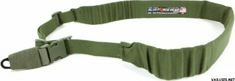 Blue Force Gear UDC Padded Bungee Single Point Sling, HK hook OD Green