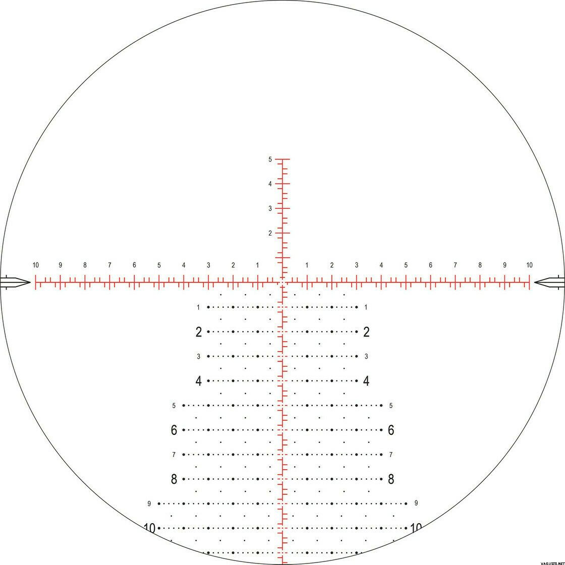 NightForce ATACR - 4-16X50mm F1 - ZeroStopTM - .1 Mil-Radian - DigIllumTM - PTL Mil-XT