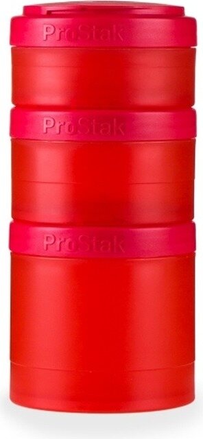 BlenderBottle ProStak Expansion Pak - Full Color (100ml + 150ml + 250ml) Red