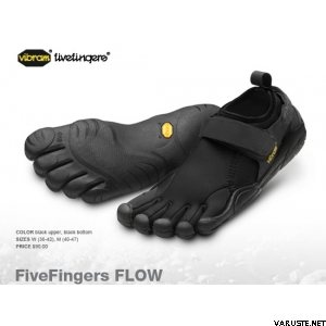 Vibram FiveFingers Flow -naisten malli Black (musta)