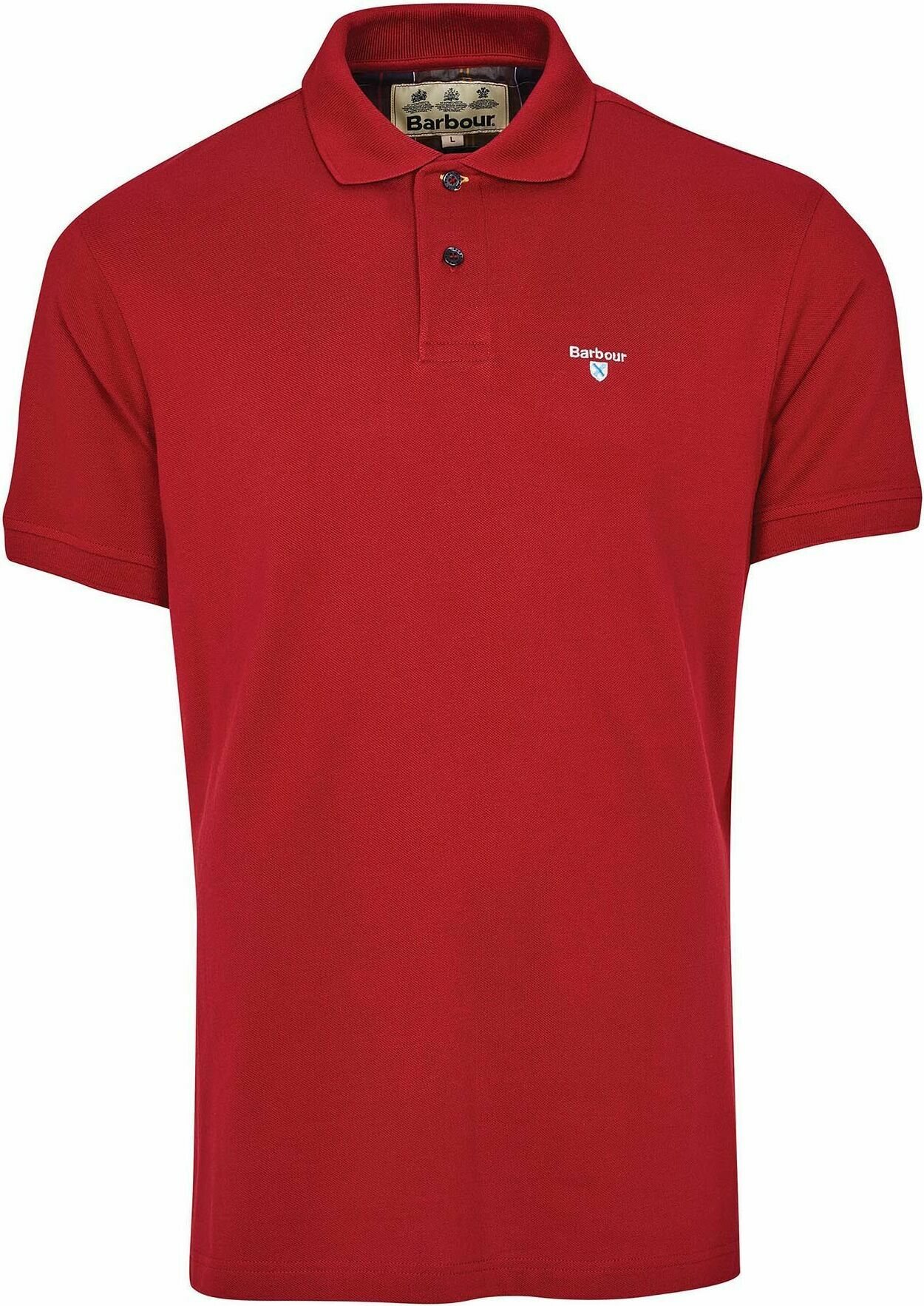Barbour Brow Polo Shirt Lobster Red
