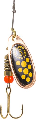 Mepps Black Fury 3 Copper / Black / Yellow dots