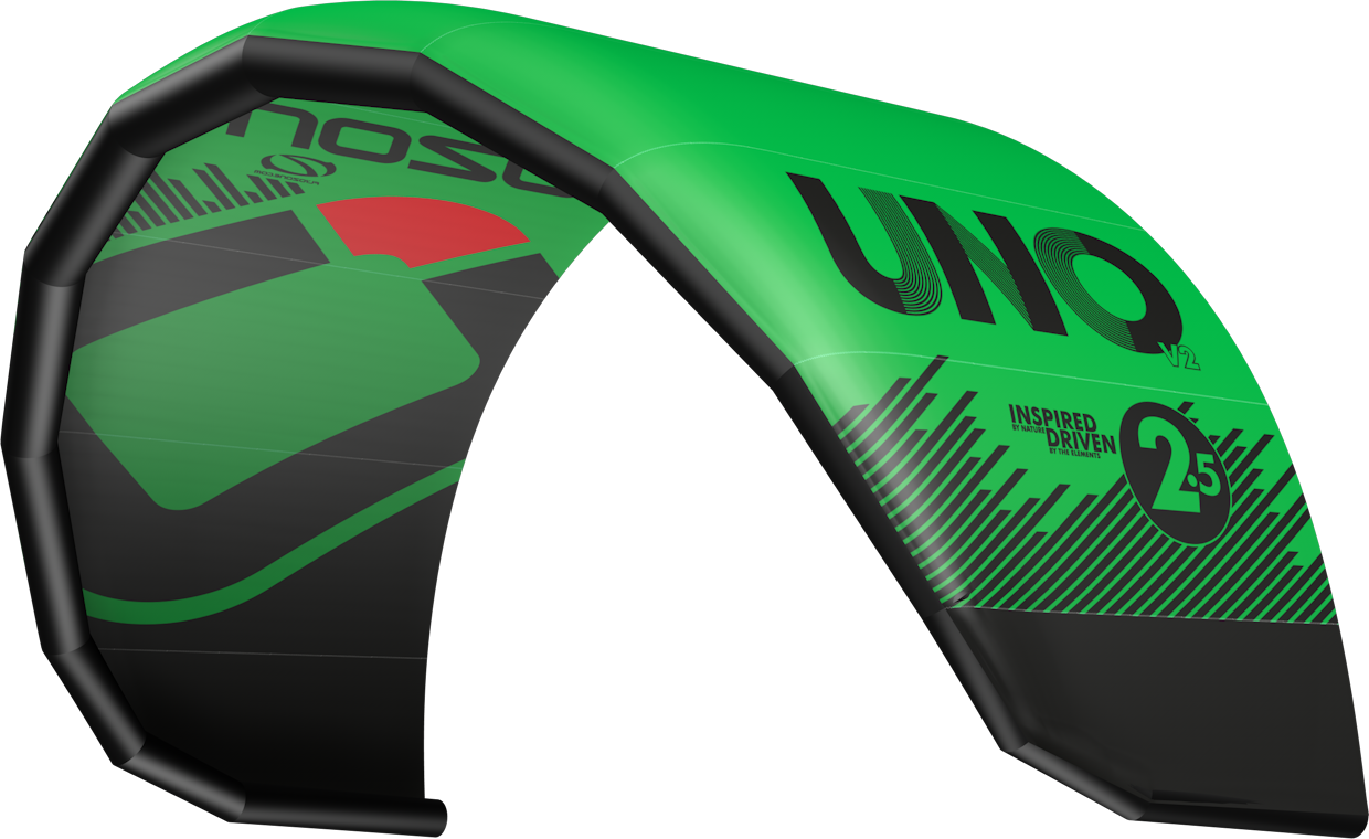 Ozone Uno V2 Kite Only 4.0m² Green