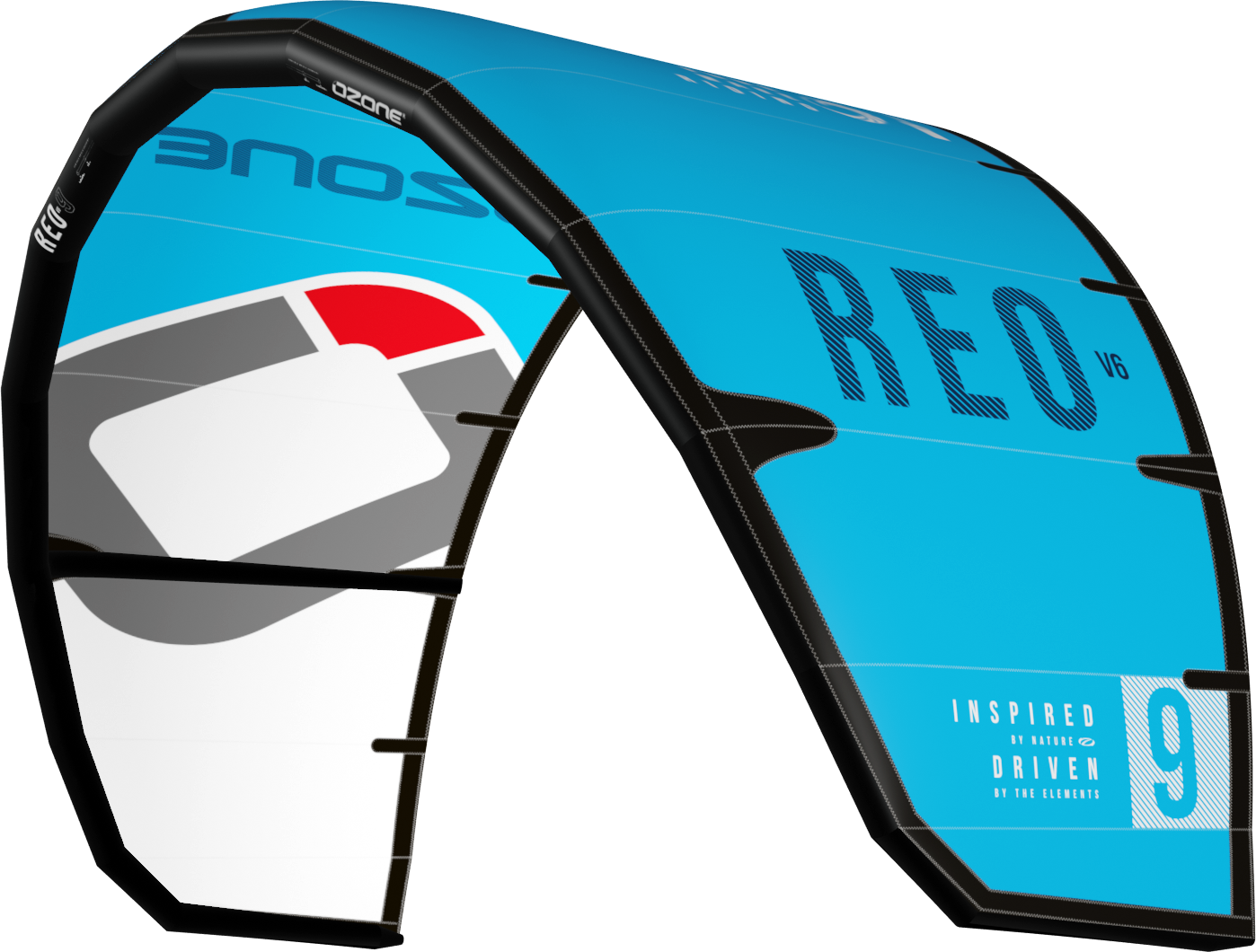 Ozone REO V6 Kite Only 7m² Process Cyan/White