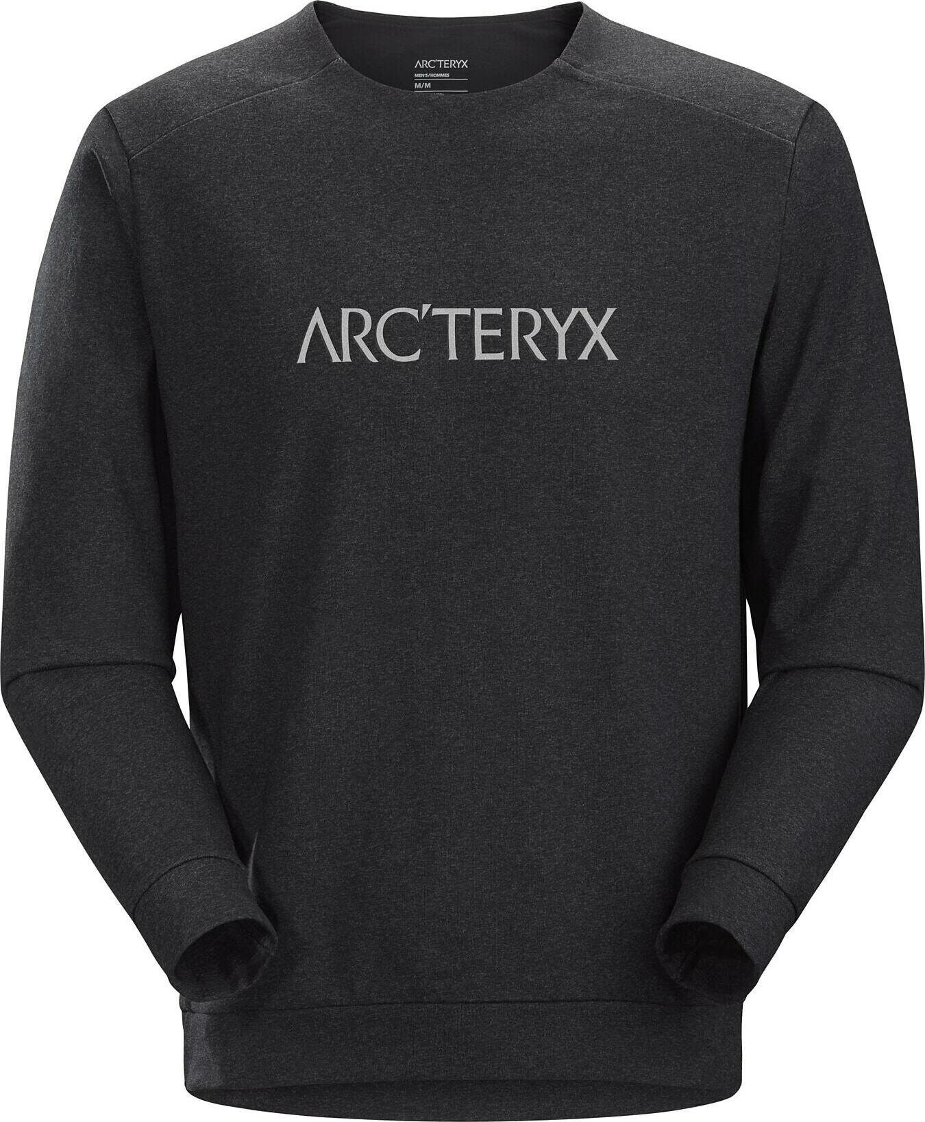 Arc'teryx Momentum Centre Pullover Mens Black Heather