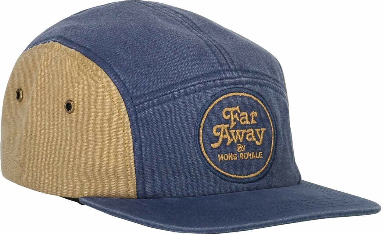 Mons Royale Beattie 5 Panel Cap (2021) Dark Denim/Honey