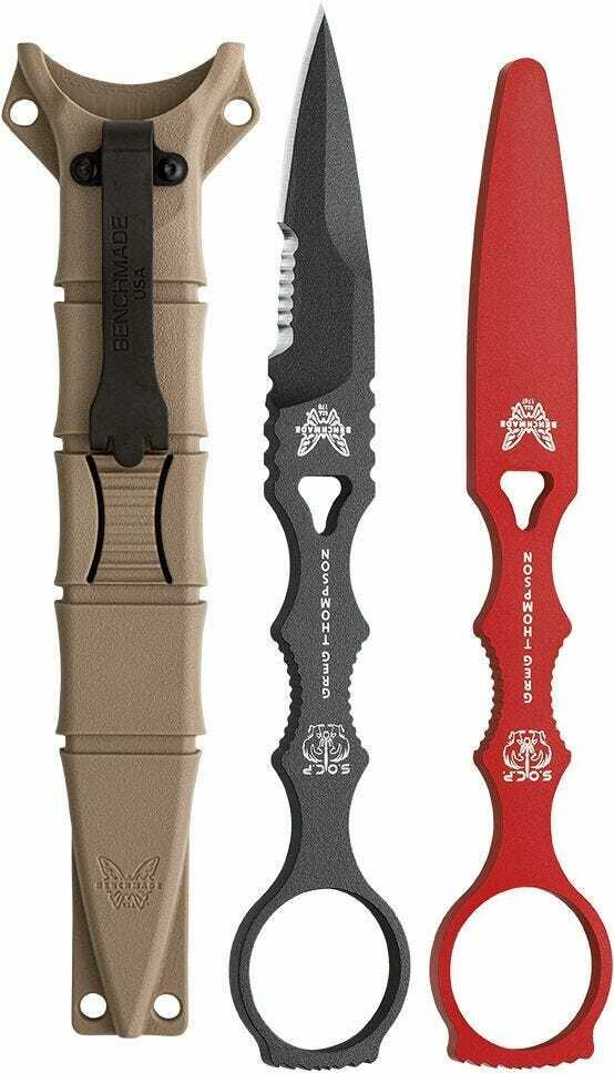 Benchmade SOCP Spear Point Combo Sand Sheath