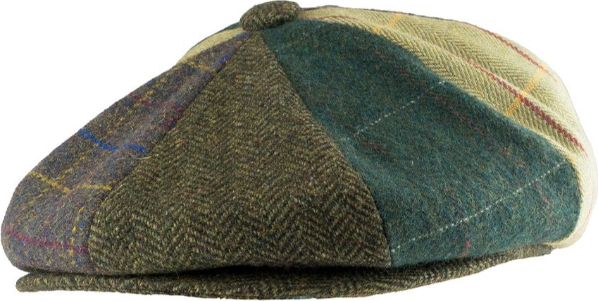 Jack Pyke Baker Boy Wool Blend Hat Patchwork