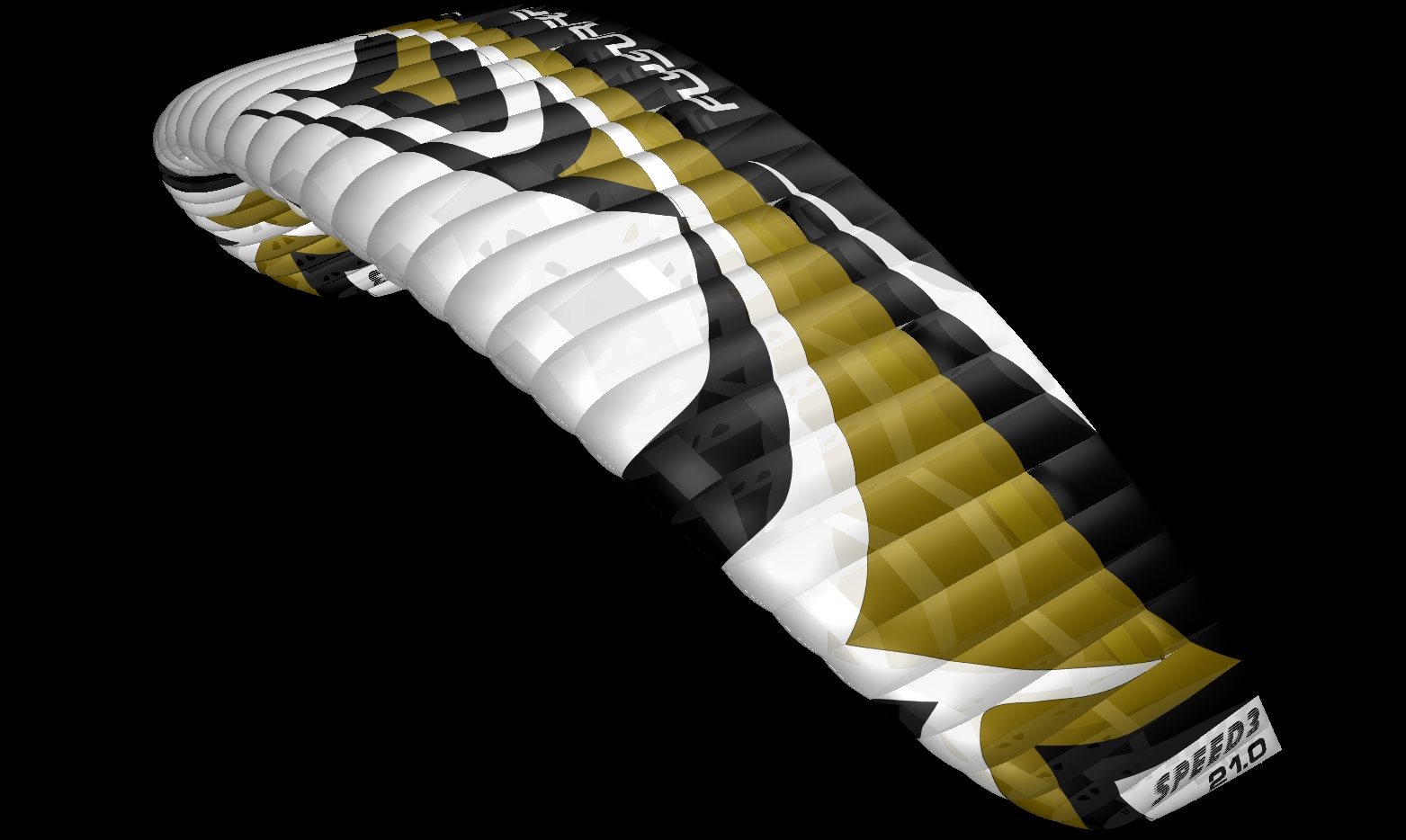 Flysurfer Speed3 21.0 Deluxe Gold / Black / White