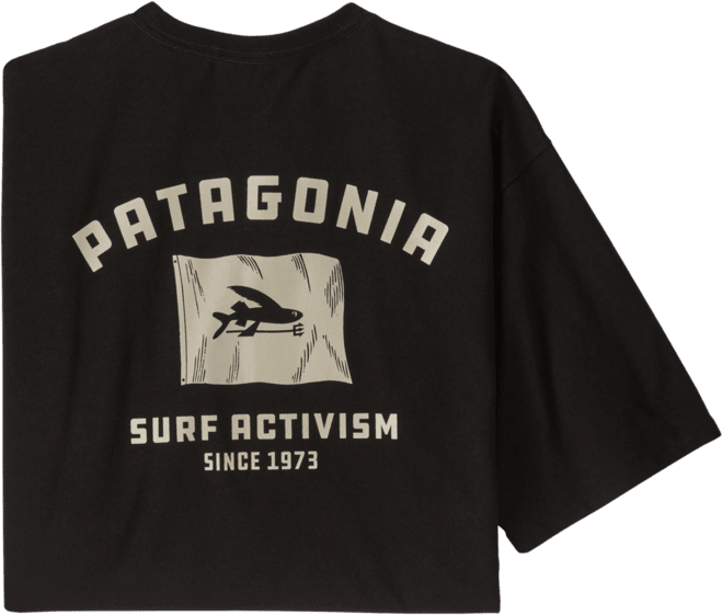 Patagonia Fly The Flag Responsibili-Tee Mens Black