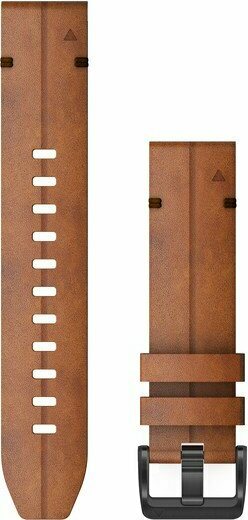 Garmin QuickFit™ 22 -kellonhihna, leather Brown leather