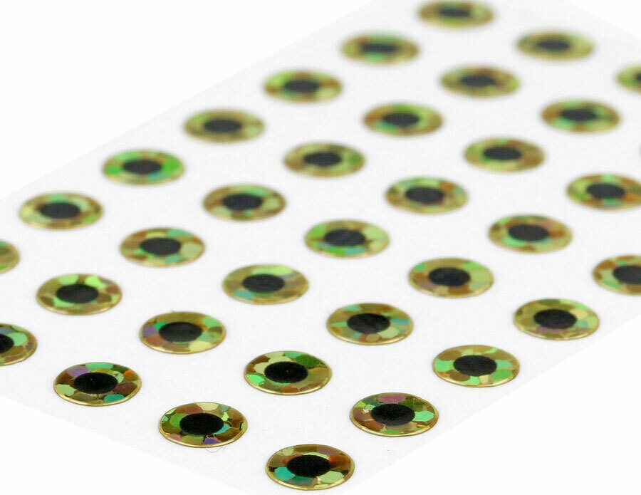 Sybai Tackle Flat Eyes Holographic Gold