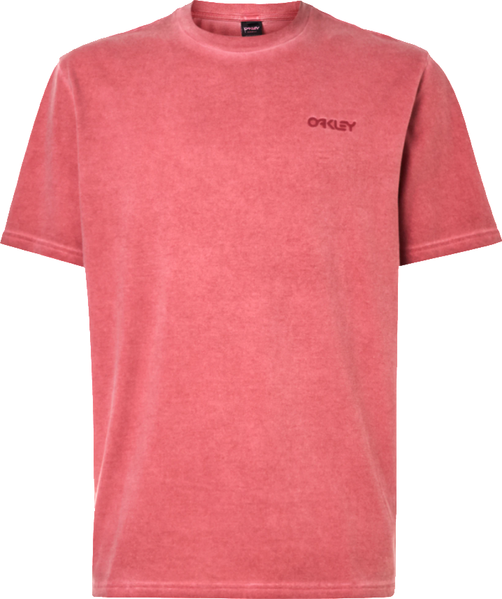 Oakley Overdyed B1B Logo Tee Mens Iron Red