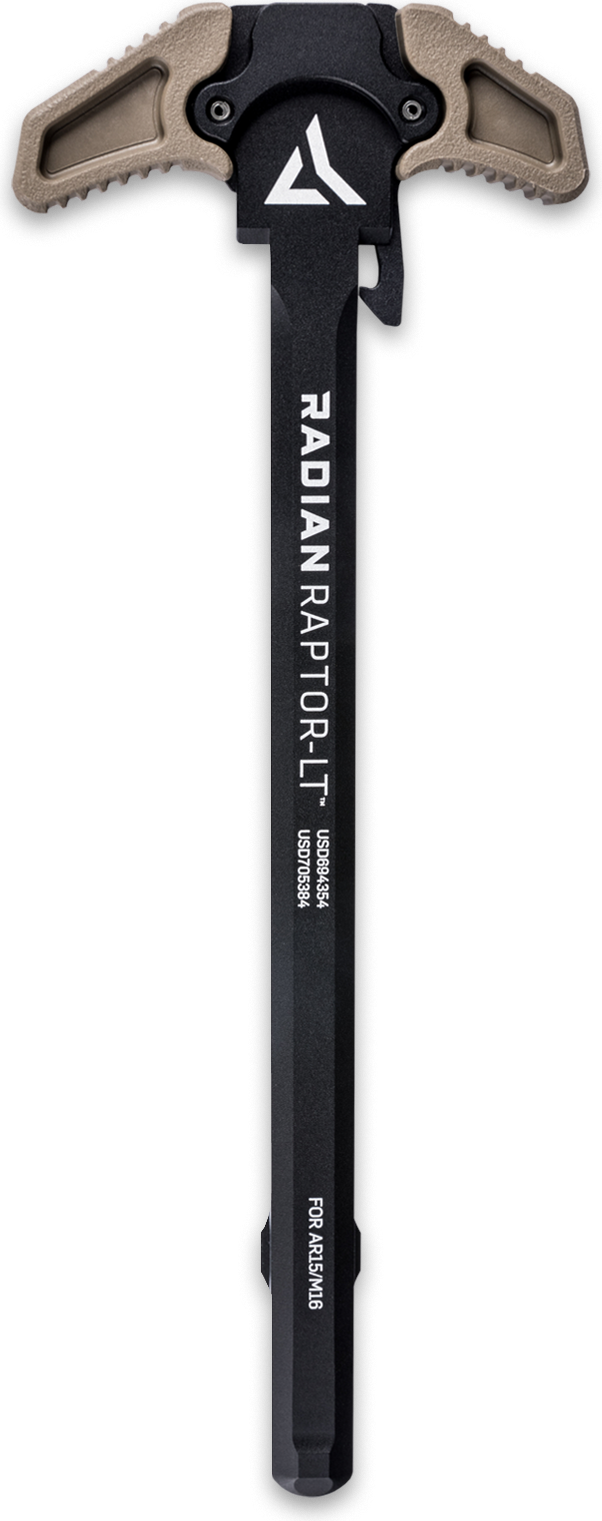 Radian Raptor-LT Ambidextrous Charging Handle for AR15 FDE
