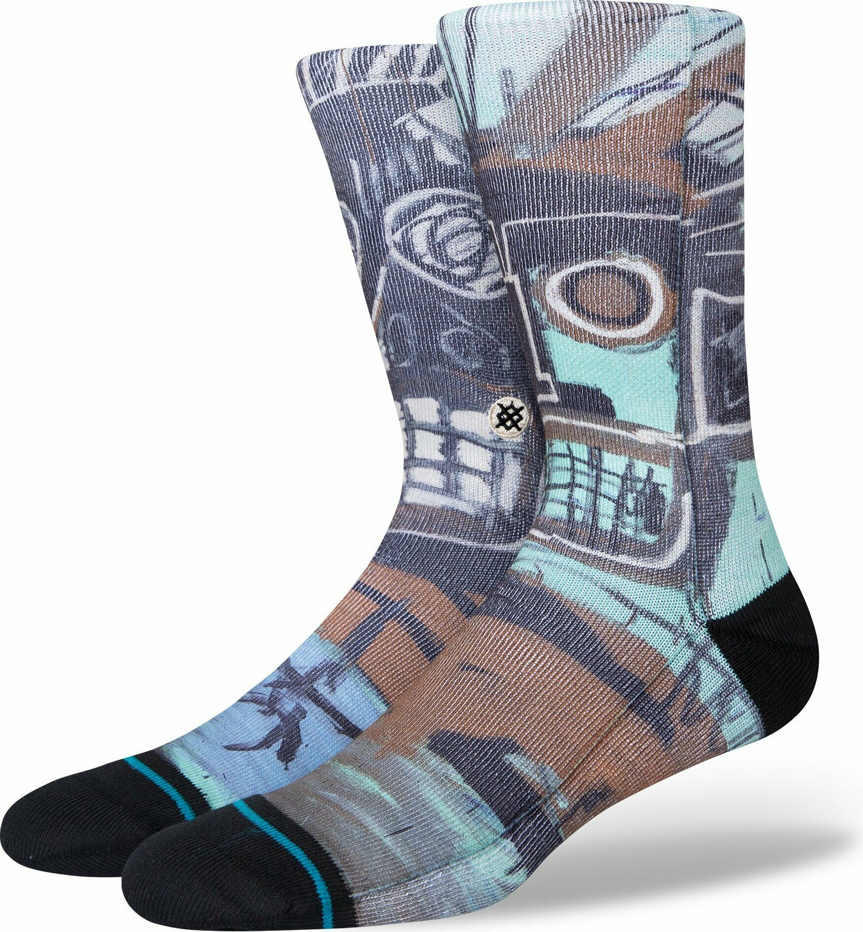 Stance 2 Heads On Gold Black